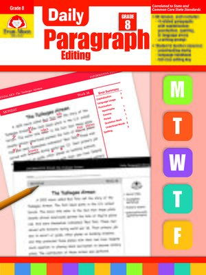 cover image of Daily Paragraph Editing, Grade 8